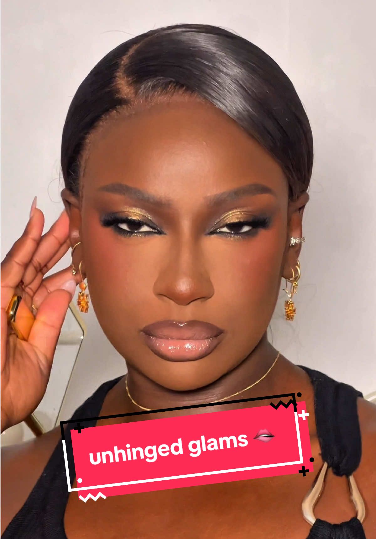 TikTok post by @mslanilawal for ONE SIZE BEAUTY. Caption reads: [...] concentré moisturiser @ONE SIZE BEAUTY oil....