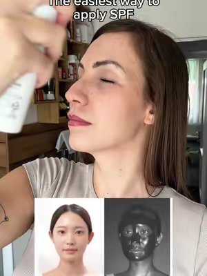 TikTok post by @farahskincare___ for Cell Fusion X. Caption reads: Finally an SPF that doesn’t ruin my makeup😍😍😍....