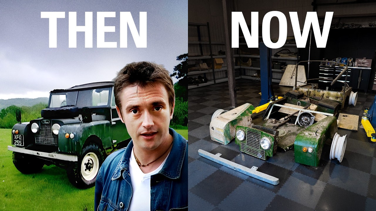 YouTube post by @Drivetribe for Garage Style Ltd. Caption reads: We're Rebuilding This Abandoned Top Gear Car!.