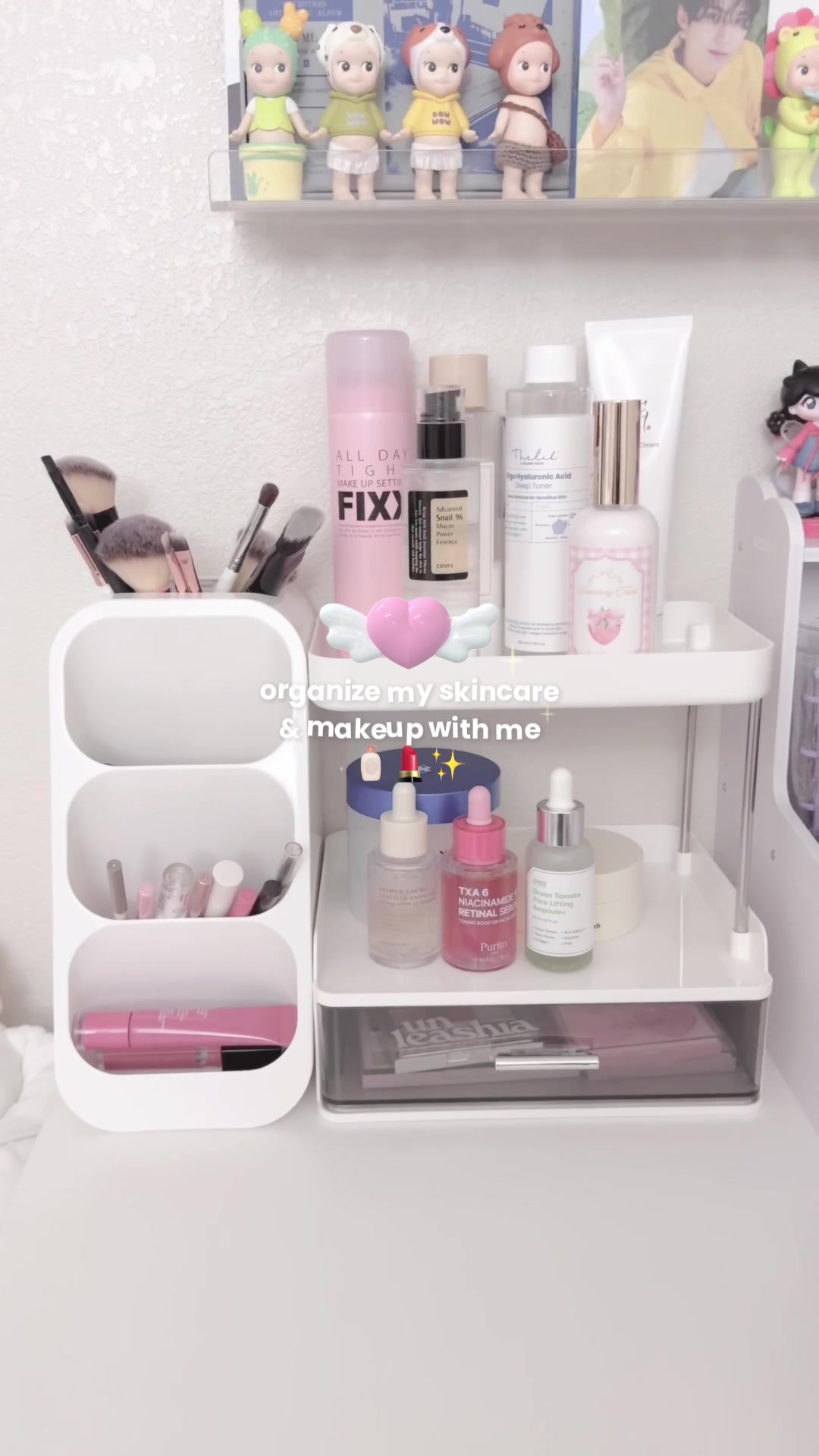TikTok post by @sleepyydubu for UFORU Shop. Caption reads: [...] me! ☺️ organizer is from @UFORU NEST @UFORU....