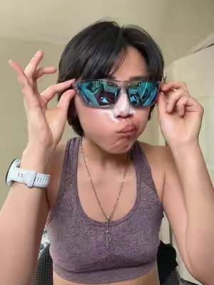 TikTok post by @hannahmao955 for KastKing. Caption reads: [...] shade, who dis? Mommy? Is that you? 👀....