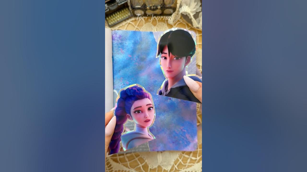 YouTube post by @ToriJournal for eStarCase. Caption reads: ASMR journal KPop Demon Hunters✨Rumi and....