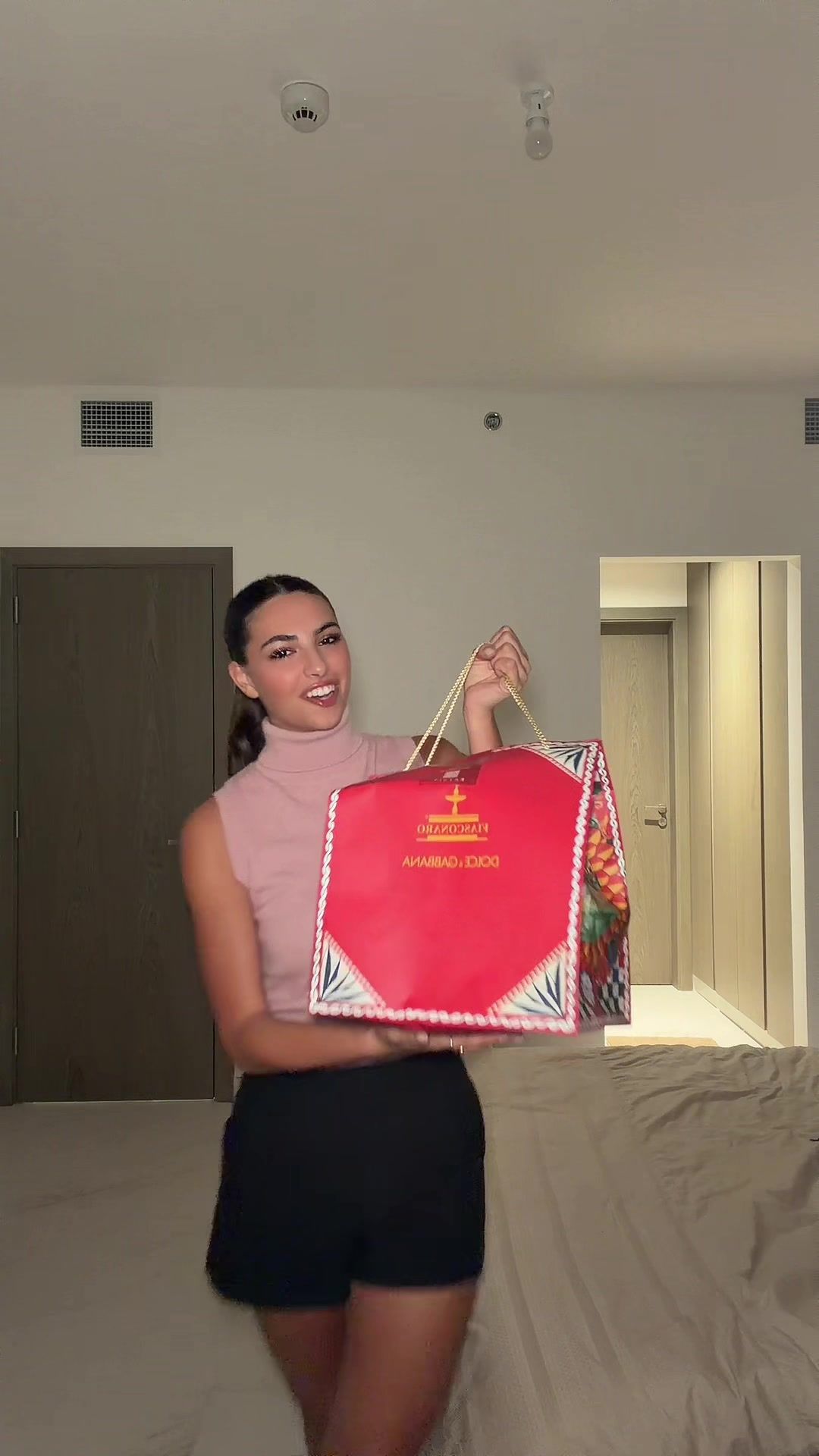 TikTok post by @taraabujrab for talabat. Caption reads: talabat mart saved me tonight🍰 it’s the most....