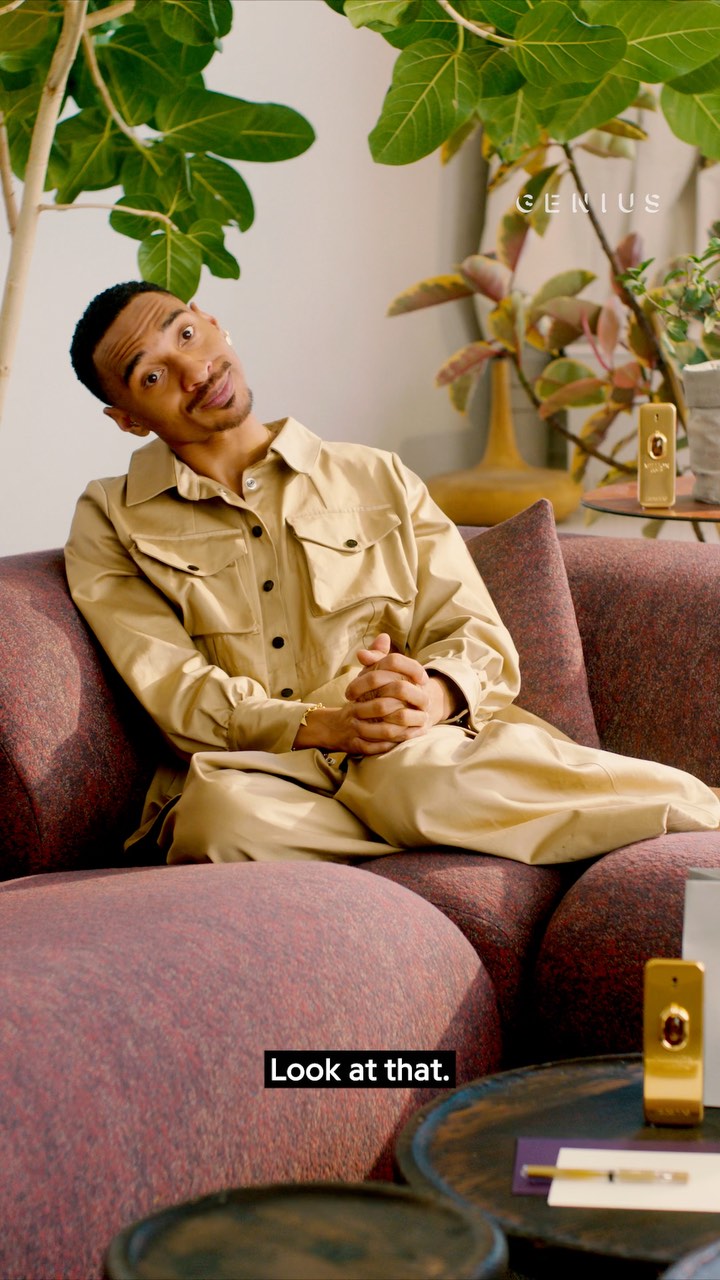 Instagram post by @durandbernarr for rabanne. Caption reads: @durandbernarr and his dad are like this 🤞🏽 with....