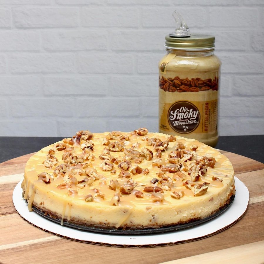 Instagram post by @mygranddadskitchen for Ole Smoky Distillery. Caption reads: I don’t always bake but when I do it’s with....