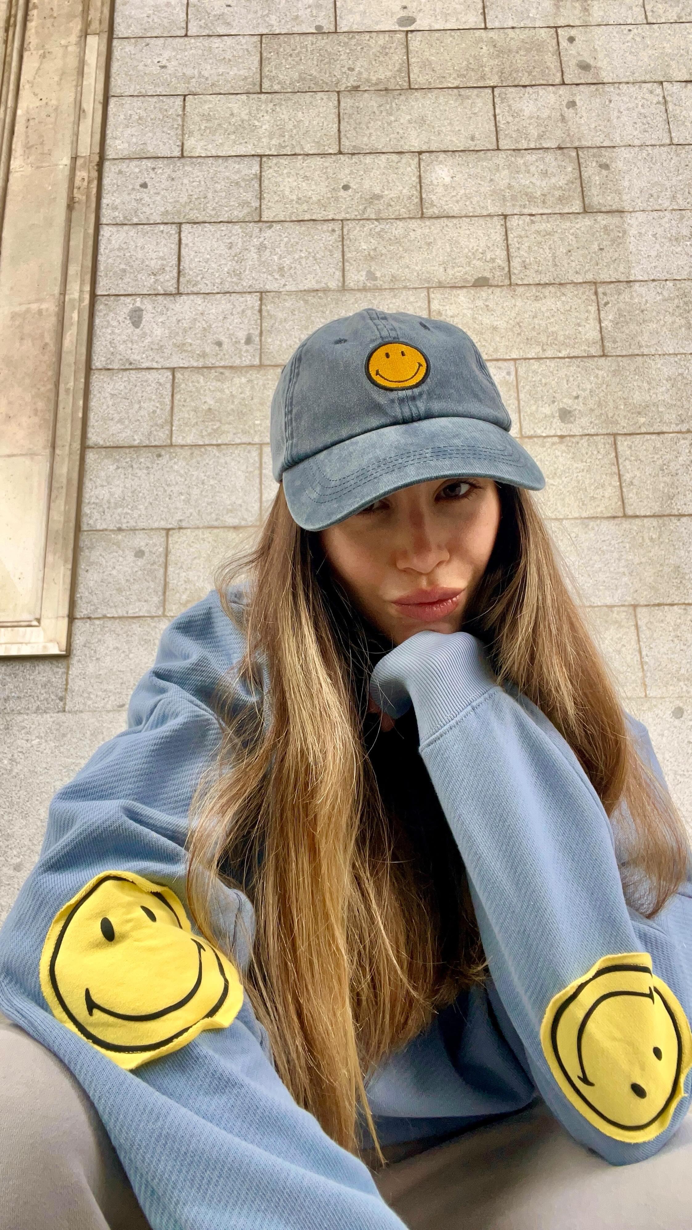 Instagram post by @pal0ma________ for Smiley. Caption reads: Daring to be original. 💛 @smiley....