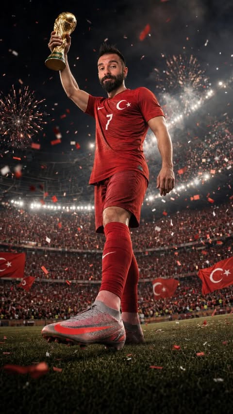 Instagram post by @10ur1000ay for Pollo AI. Caption reads: [...] Kupası filmine çevirdim ⚽🇹🇷 Reklam....