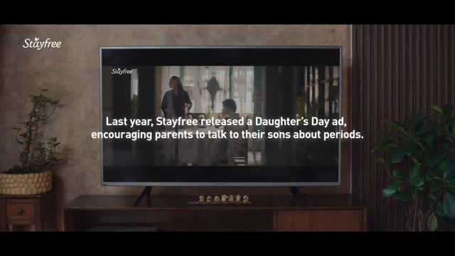 Instagram post by @thatquirkymamma for Stayfree. Caption reads: Last year, Stayfree released an ad, encouraging....