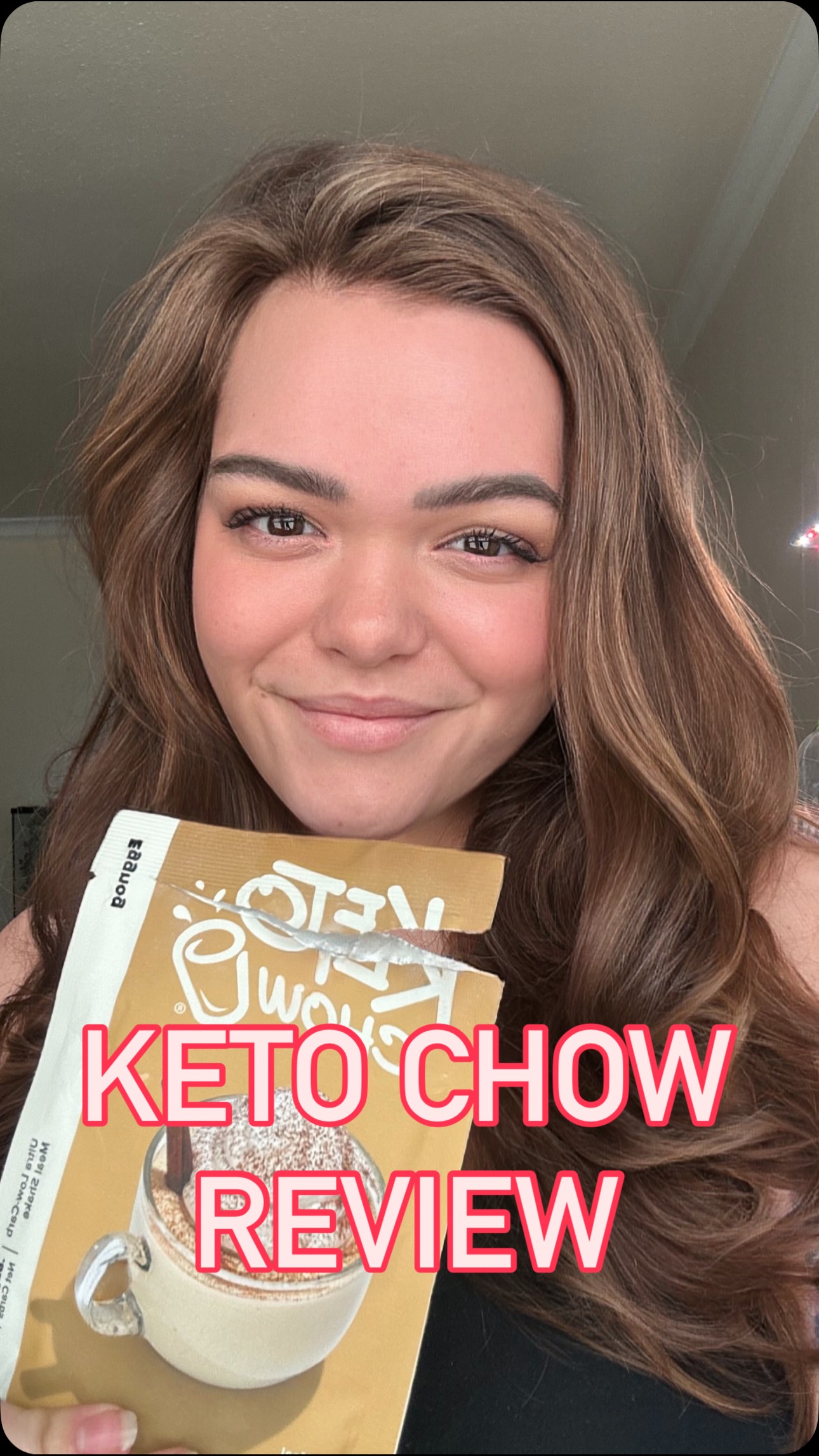 Instagram post by @bonniejoc for Keto Chow. Caption reads: Okay... I was super skeptical about Keto Chow.....