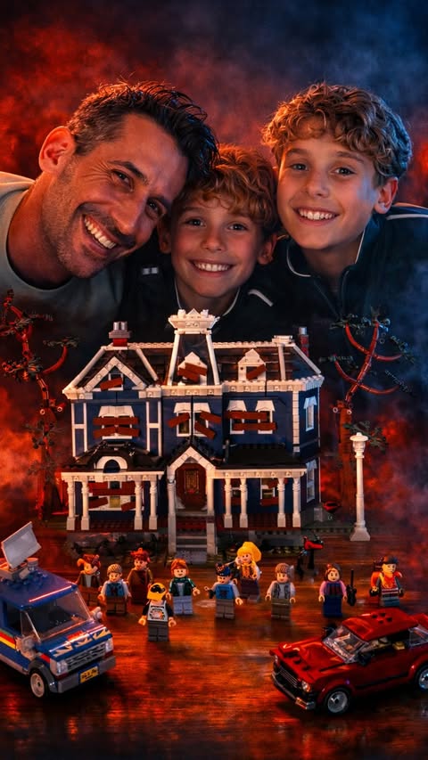 Instagram post by @iamperea for LEGO. Caption reads: 1179. The Creel House de Lego Icons.....