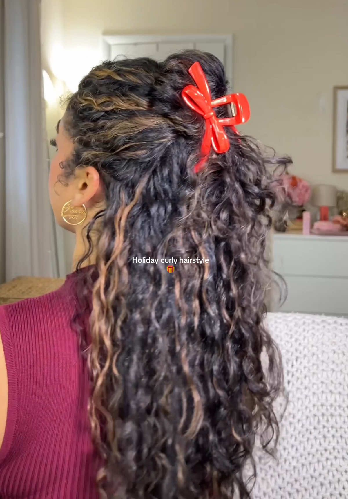 TikTok post by @karsace for Moroccanoil. Caption reads: [...] Hair Gem Pen Hair Gem Styling Set....