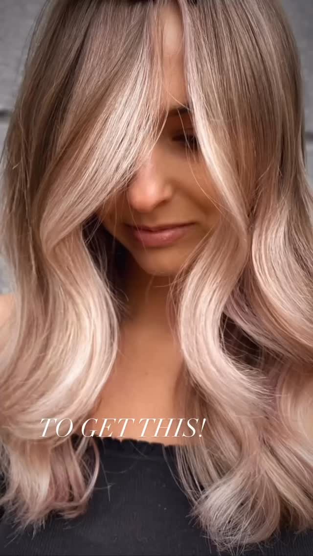 Instagram post by @jessicascotthair for Moroccanoil. Caption reads: [...] formula drop below using @moroccanoilpro....