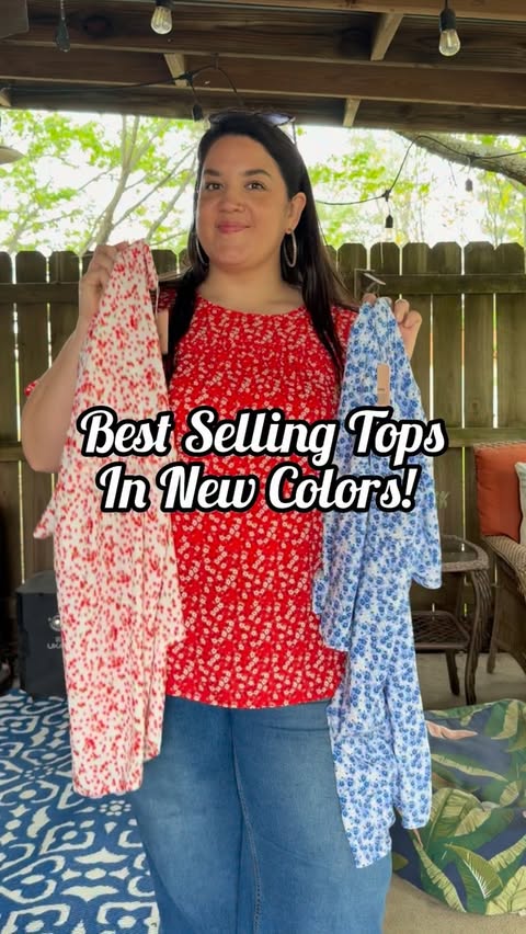 Instagram post by @laura.m.clifford for BloomChic. Caption reads: #AD| These best selling tops from @bloomchic are....
