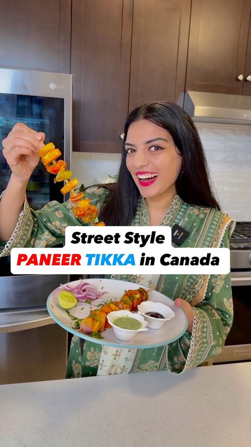Instagram post by @sandytalkscanada for Sobeys. Caption reads: Celebrate Vaisakhi with homemade Street-Style....