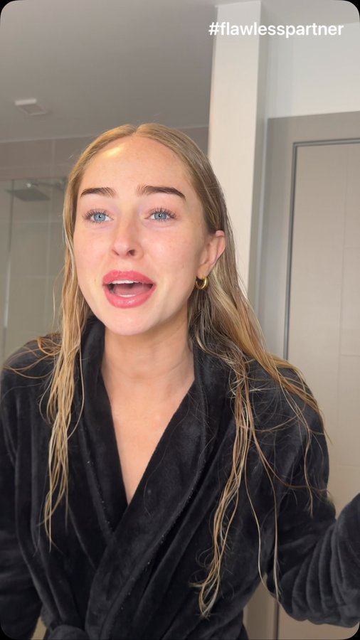 Instagram post by @sydneyschiffer for Finishing Touch Flawless. Caption reads: my fav device to ever exist no joke....