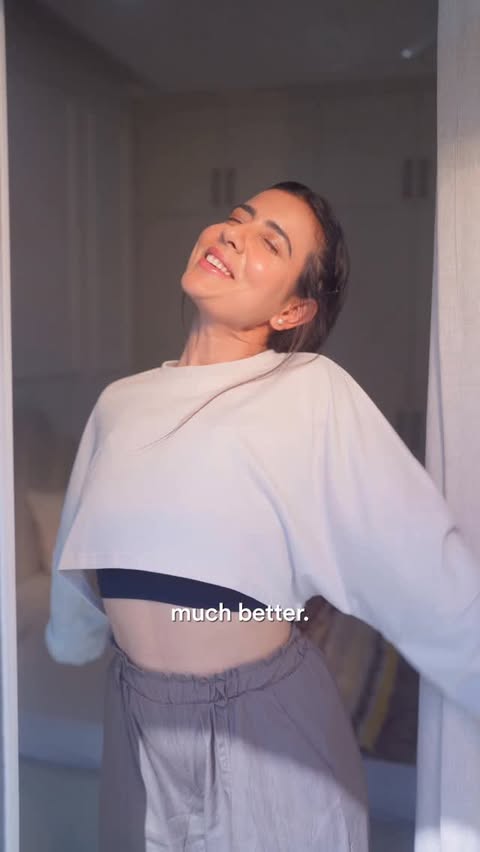 Instagram post by @rashmiraiofficial for Wellbeing Nutrition. Caption reads: When sleep improves, everything feels lighter.....