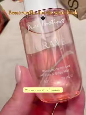TikTok post by @kristinleigh976 for Pure Instinct. Caption reads: [...] warm vanilla I want for date night.....