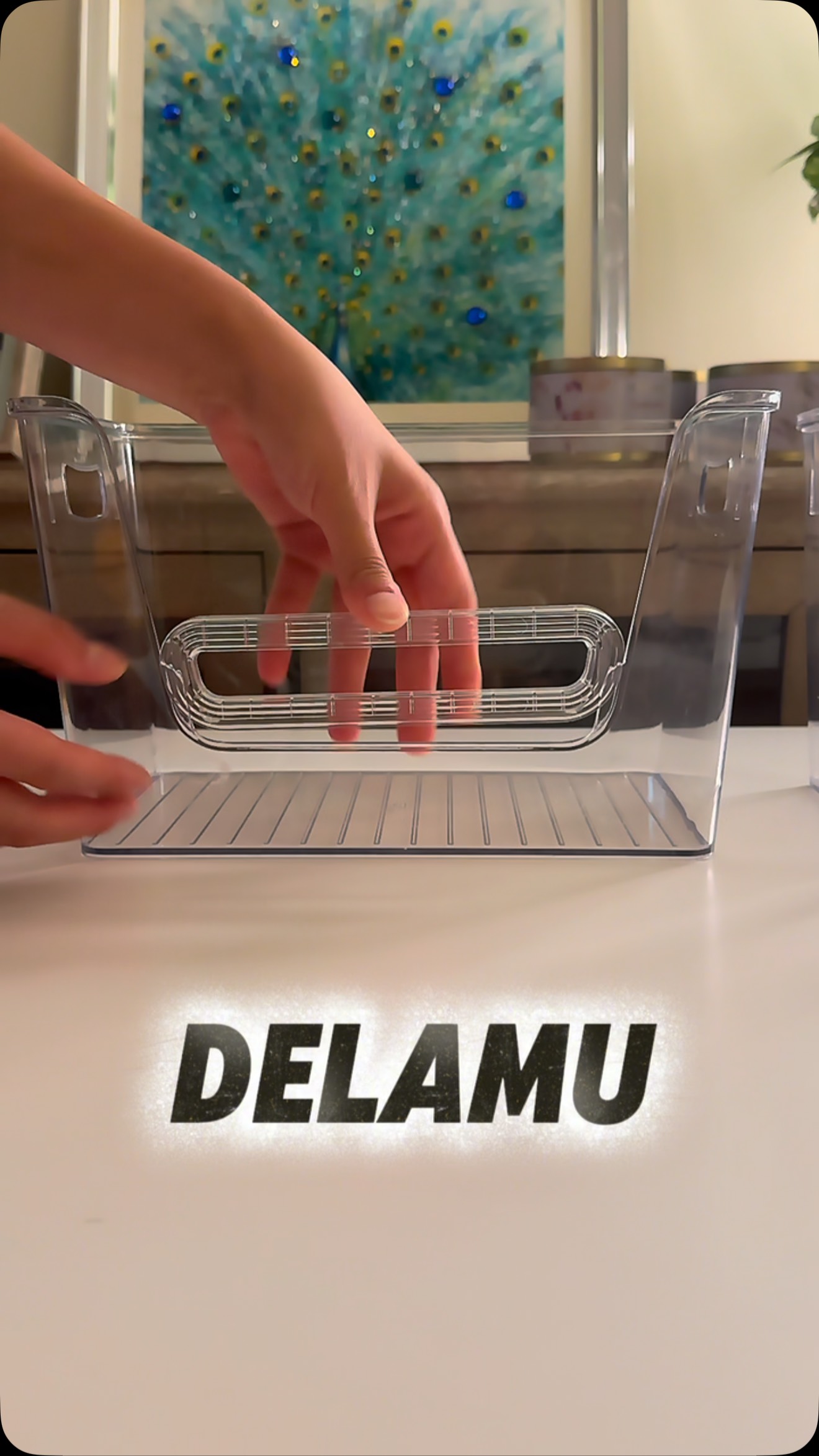 Instagram post by @aysegulamerikada for DELAMU. Caption reads: [...] organize my medicine boxes now! 💊✨ 
The....