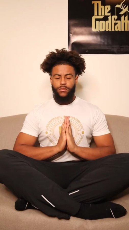 Instagram post by @chaseqb11 for Celestial Seasonings. Caption reads: Every day is game day with Celestial Seasonings....