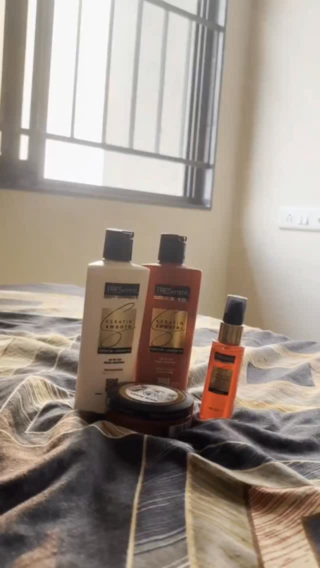 Instagram post by @akash._.fit for TRESemmé. Caption reads: ✨ Frizz-free days, smooth hair always — thanks to....