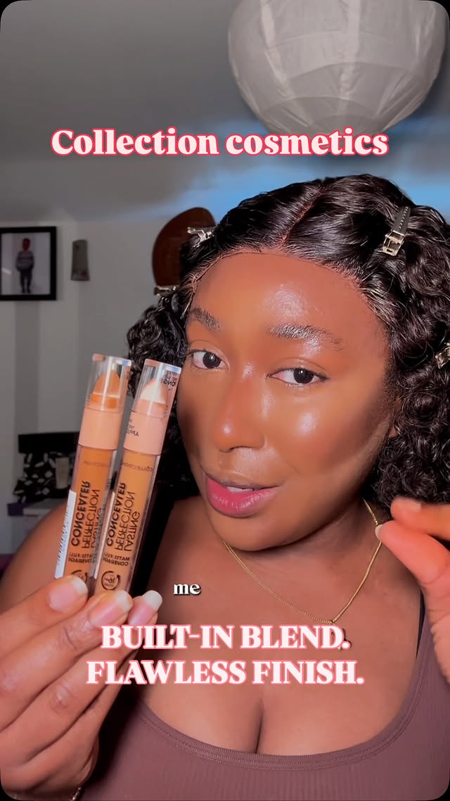 Instagram post by @beechocl8 for Collection Cosmetics. Caption reads: [...] classic — it really delivers.....