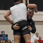 Instagram post by @achillesrochabjj for ADCC. Caption reads: @achillesrochabjj is the 2025 ADCC East Coast....