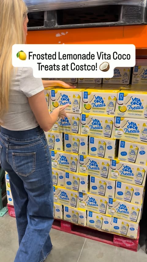 Instagram post by @costcohotfinds for Vita Coco. Caption reads: [...] it over crushed ice, it’s insane! The....
