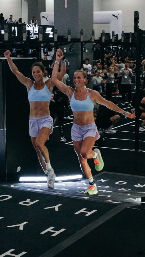 Instagram post by @krisrugloski for LSKD. Caption reads: [...] 📈: @roxfit.app all the best data! 🎀:....