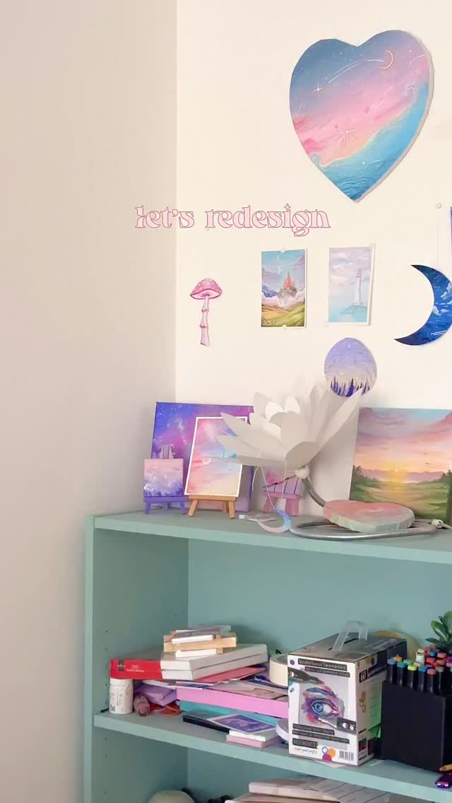 Instagram post by @chiaras.cosmos for FlexiSpot. Caption reads: Ad || 💖 How cute is this cabinet? 👀

One of the....