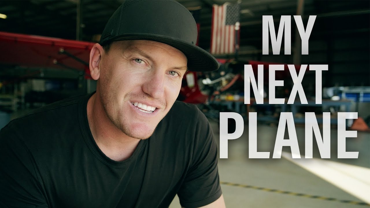 YouTube post by @TrentonPalmer for Dropbox. Caption reads: My New LEGENDary Plane Build Begins!.