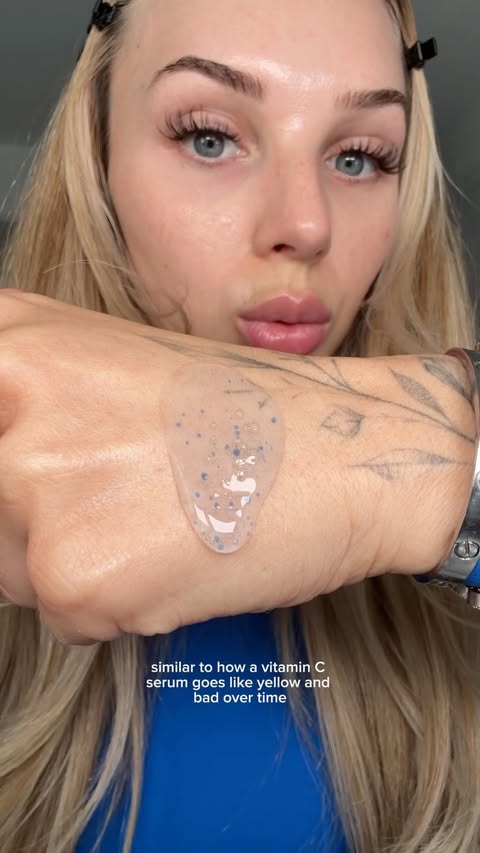 Instagram post by @vanilla__swirlxx for Dr. Reju-All. Caption reads: I like my skincare to *acutally* give me results....