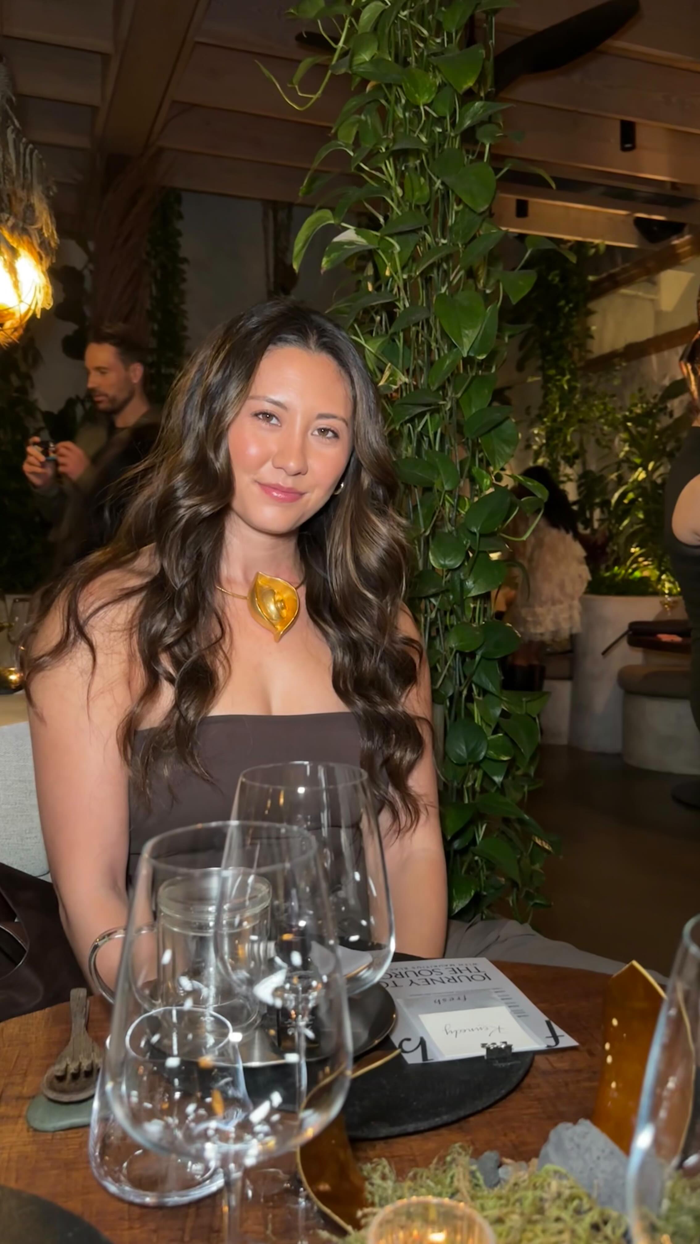 Instagram post by @gowneyedgirl for Fresh. Caption reads: a brown outfit hates to see me coming!!....