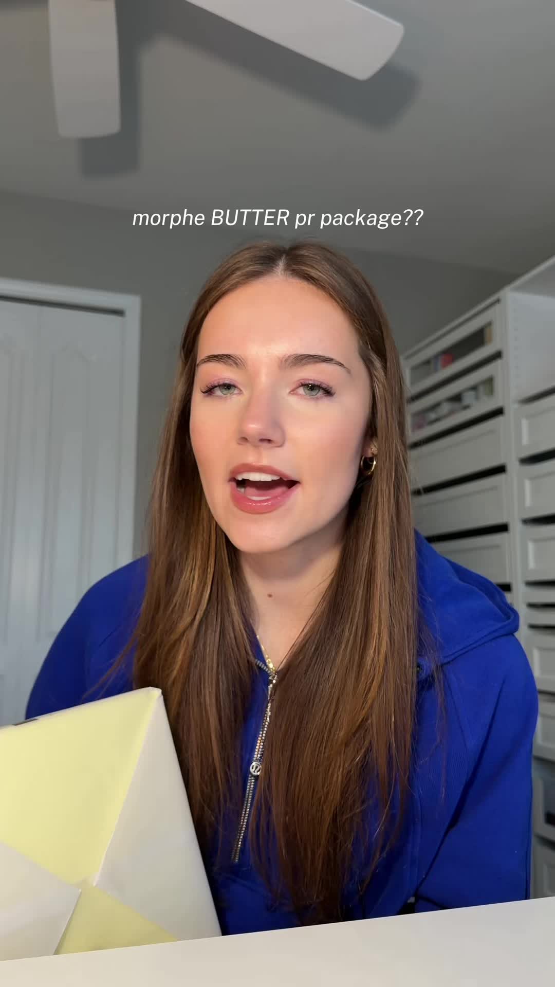 TikTok post by @theglownarrative for Morphe. Caption reads: This is crazy @Morphe Cosmetics also HAPPY NEW....