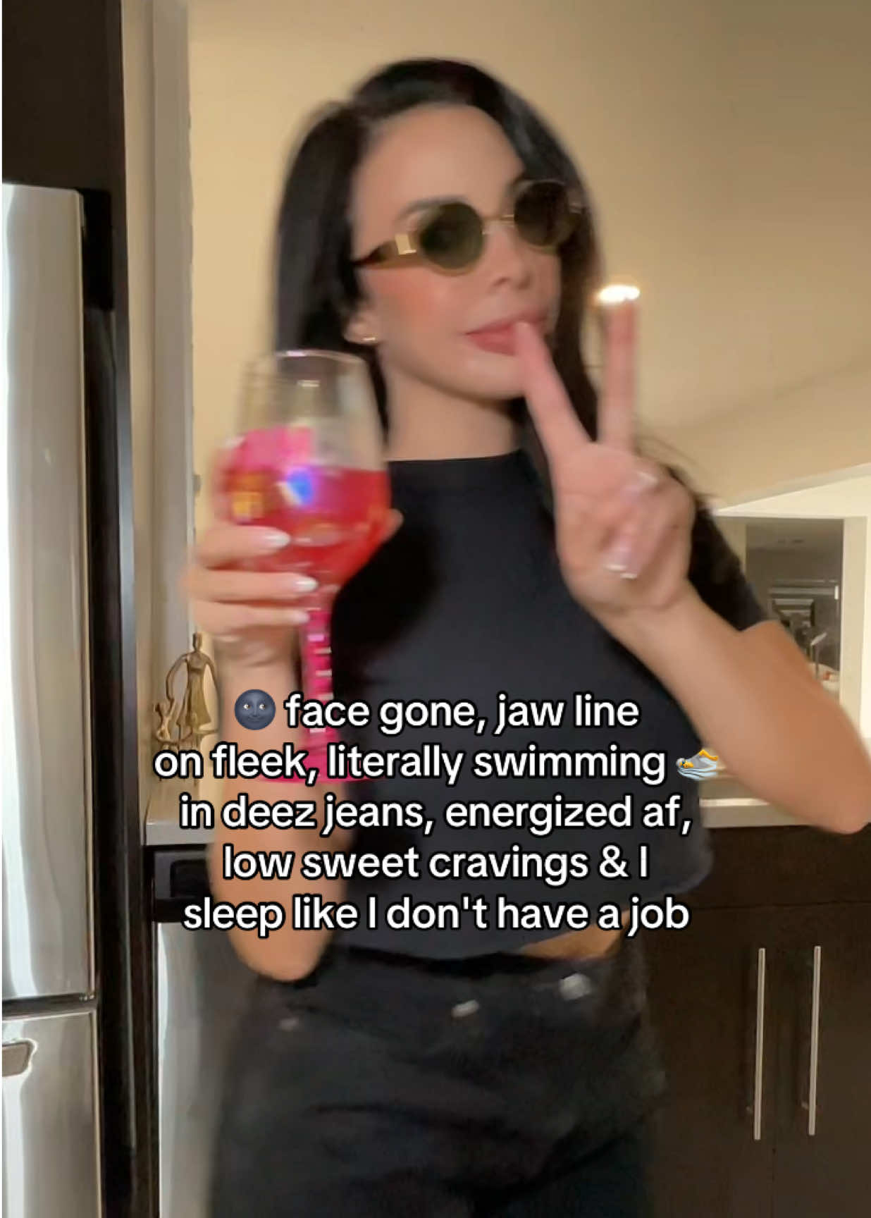 TikTok post by @tiktok_shop_christie for drinknello. Caption reads: And the fact that it actually taste good too....