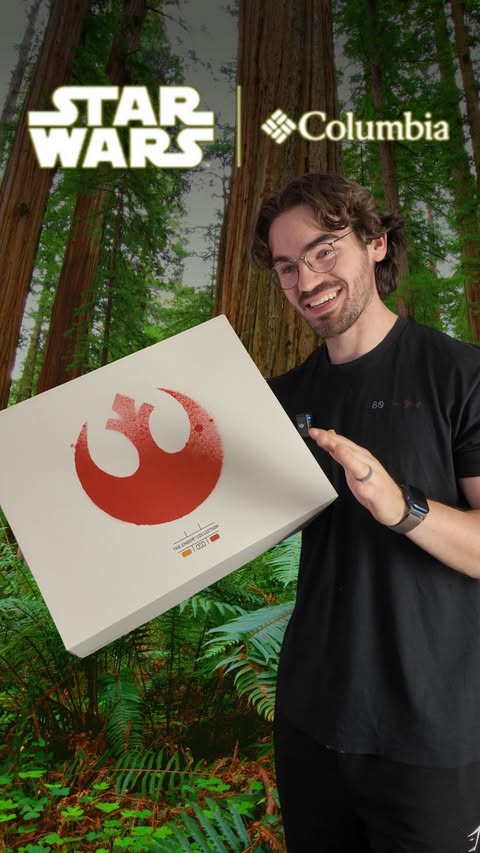 Instagram post by @nerdybrent for Star Wars. Caption reads: [...] pieces of this year’s @columbia1938 x....