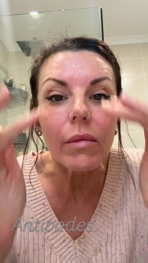 Instagram post by @menopause_the_truth for Antipodes Skincare. Caption reads: [...] over 2 years now and I LOVE them....