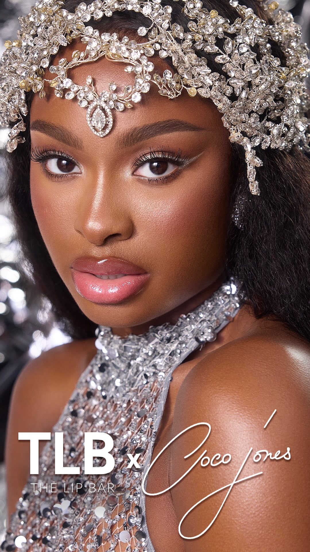 Instagram post by @cocojones for The Lip Bar. Caption reads: @thelipbar x Coco Jones 💄 Excited to share my....