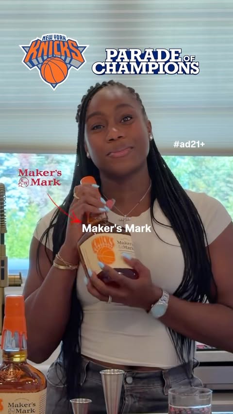 Instagram post by @shannondesiree_ for Maker's Mark. Caption reads: I’m partnering with @makersmark for parade day,....