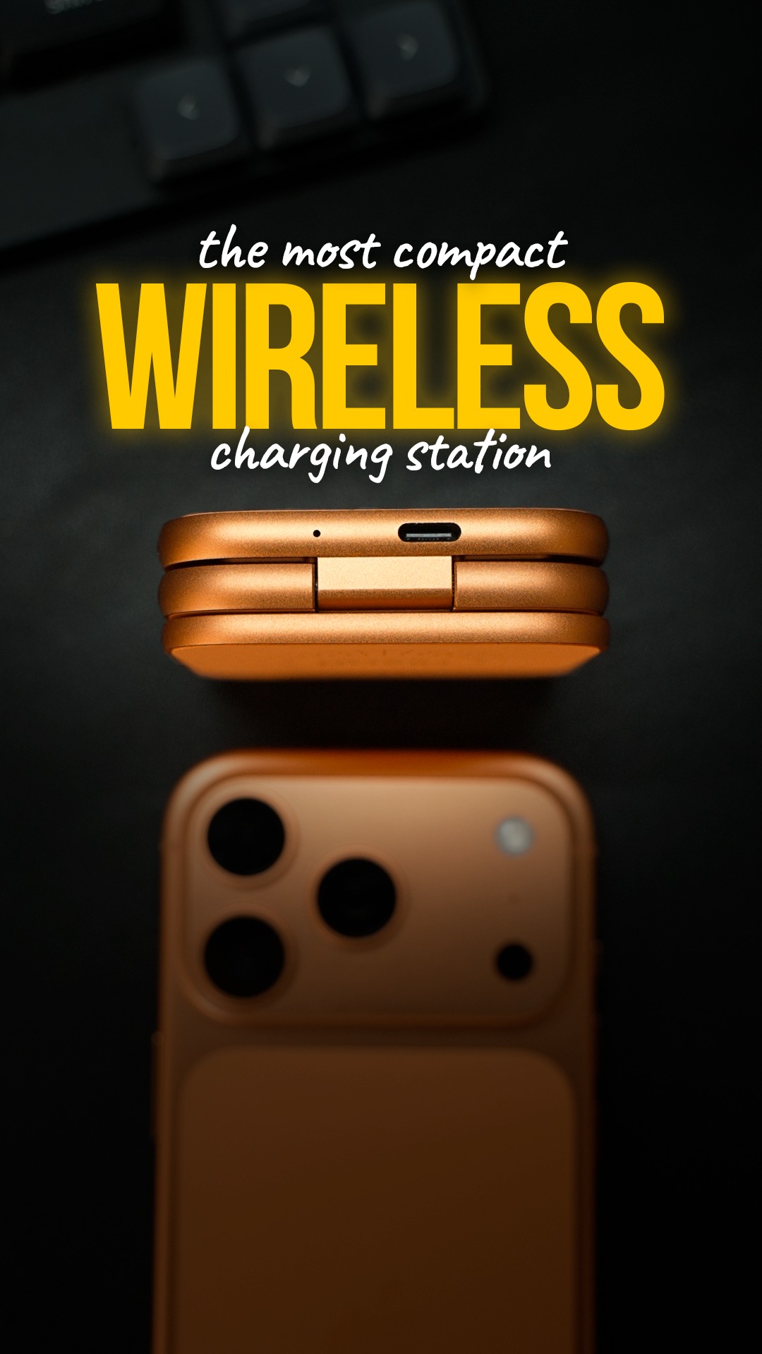 Instagram post by @migs.visuals for KUXIU. Caption reads: This is the smallest charging station ever... ⬇
🚨....