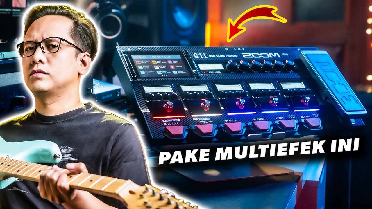 YouTube post by @DesmondMusic for Tokopedia. Caption reads: REKAMAN GITAR Lagu POP!.