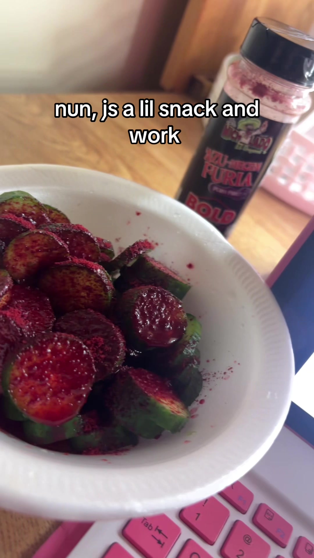 TikTok post by @aangieee.x for Sr. Michelado. Caption reads: i'm so obsessed with this stuff 😩 @Sr.Michelado.