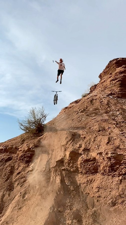 Instagram post by @_ryan.bean_ for Mous. Caption reads: [...] out the durability on my new phone with....