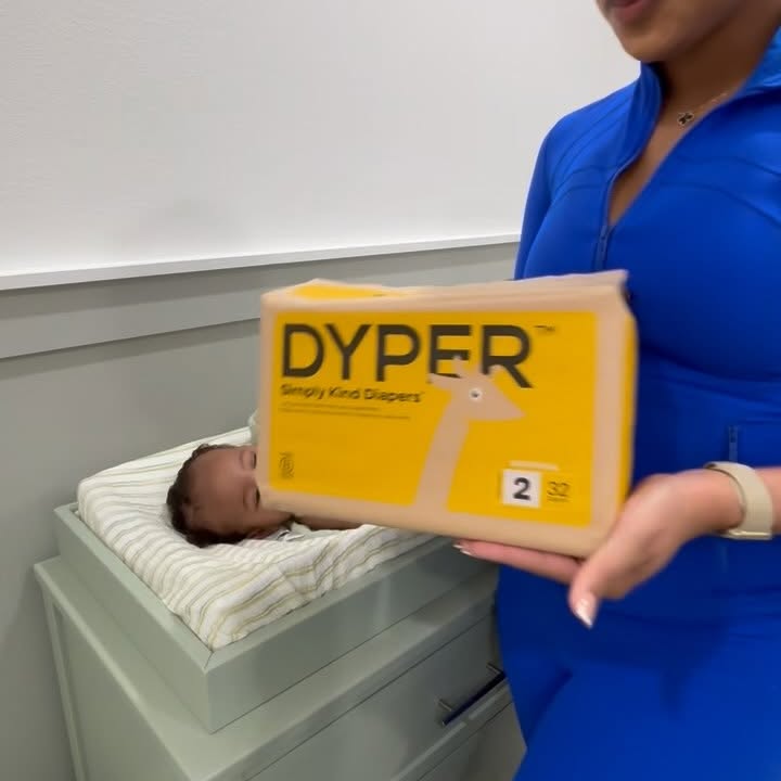 Instagram post by @chelzchic for DYPER. Caption reads: [...] is our time to slow down. With @get.dyper ,....