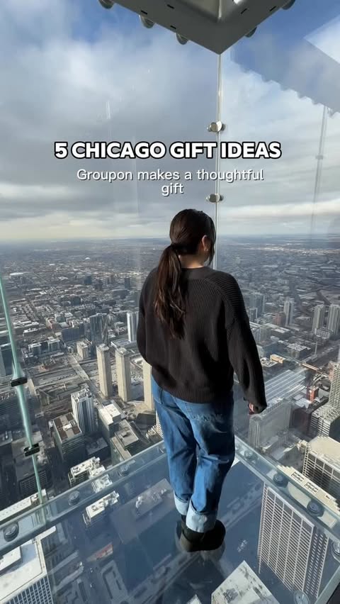 Instagram post by @keninchicago for Groupon. Caption reads: Turn ON holiday gifting with @groupon and snag one....