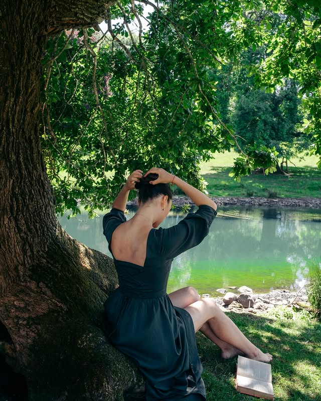 Instagram post by @liolaliola for Swinton Estate. Caption reads: [...] experienced in the UK this year 🍃🦌 Swinton....