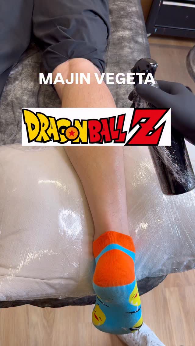 Instagram post by @aleksan_tattoo for Pepax Official. Caption reads: MAJIN VEGETA• Muchas gracias Alex @sr.auditor por....