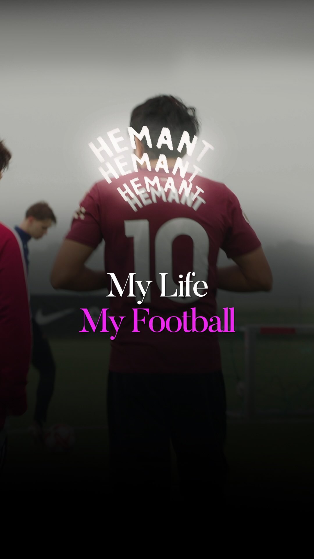 Instagram post by @sharmajividesi for Aqualens. Caption reads: ⚽ If the boy I was could see the man I became…....