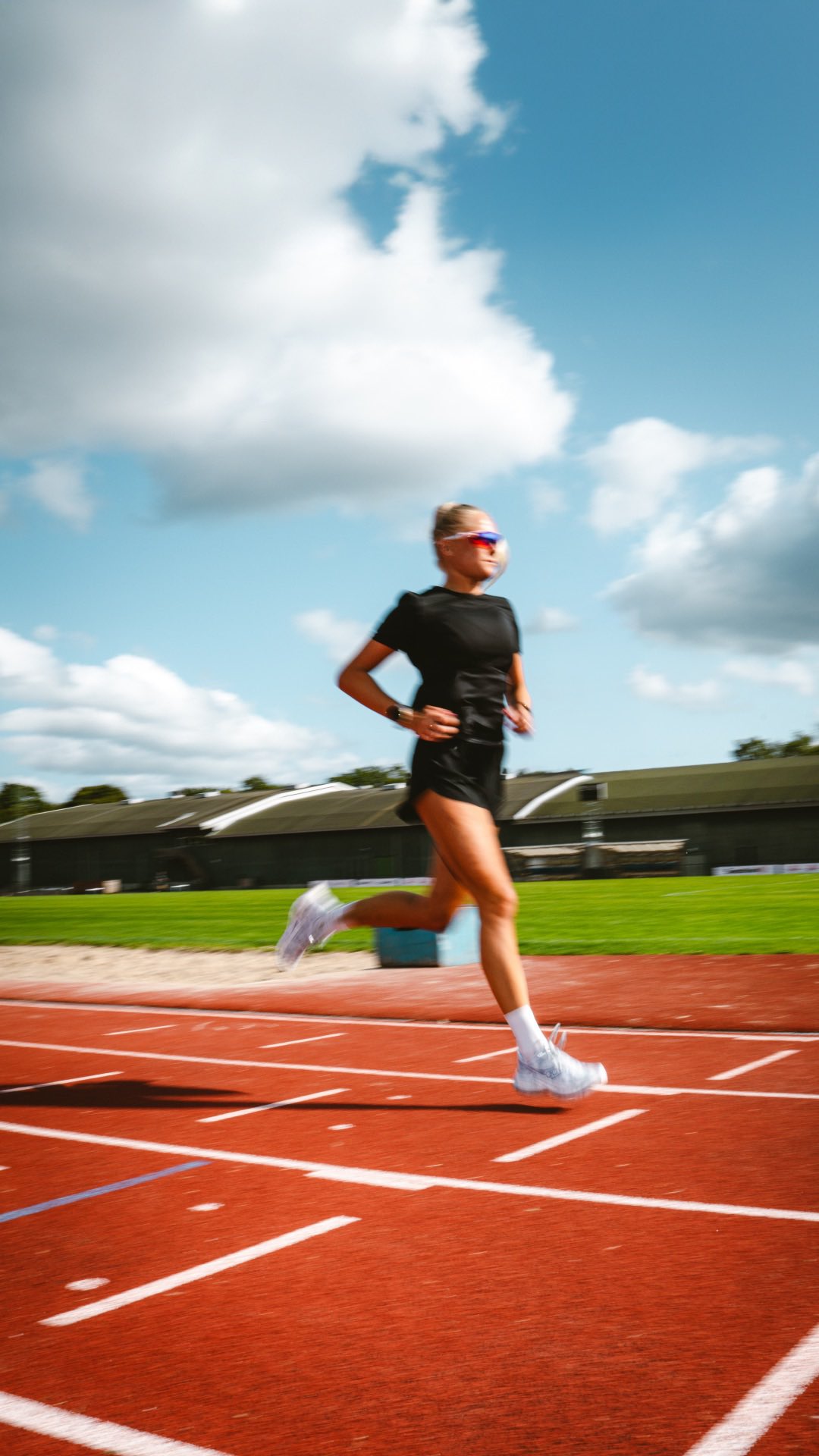 Instagram post by @klarawester for INTERSPORT. Caption reads: @lidingoloppet vi ses snart igen!....