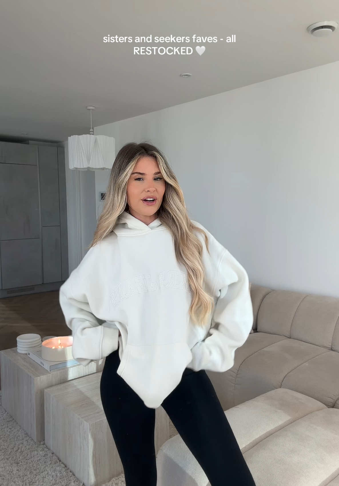 TikTok post by @ab61e for Sisters And Seekers. Caption reads: @Sisters and Seekers fave hoodies are now....