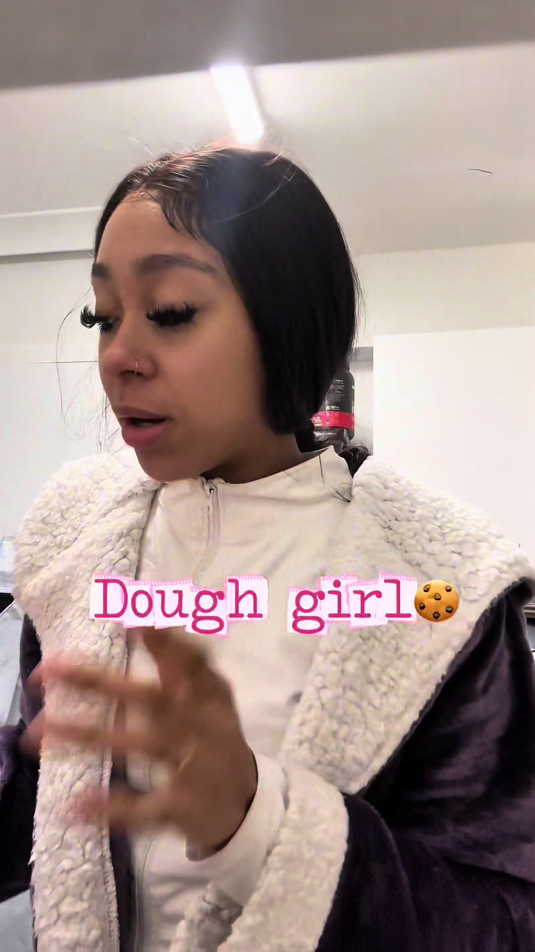 TikTok post by @myraacostaa23 for DoughGirl. Caption reads: [...] is watering watching this back😭😍!....